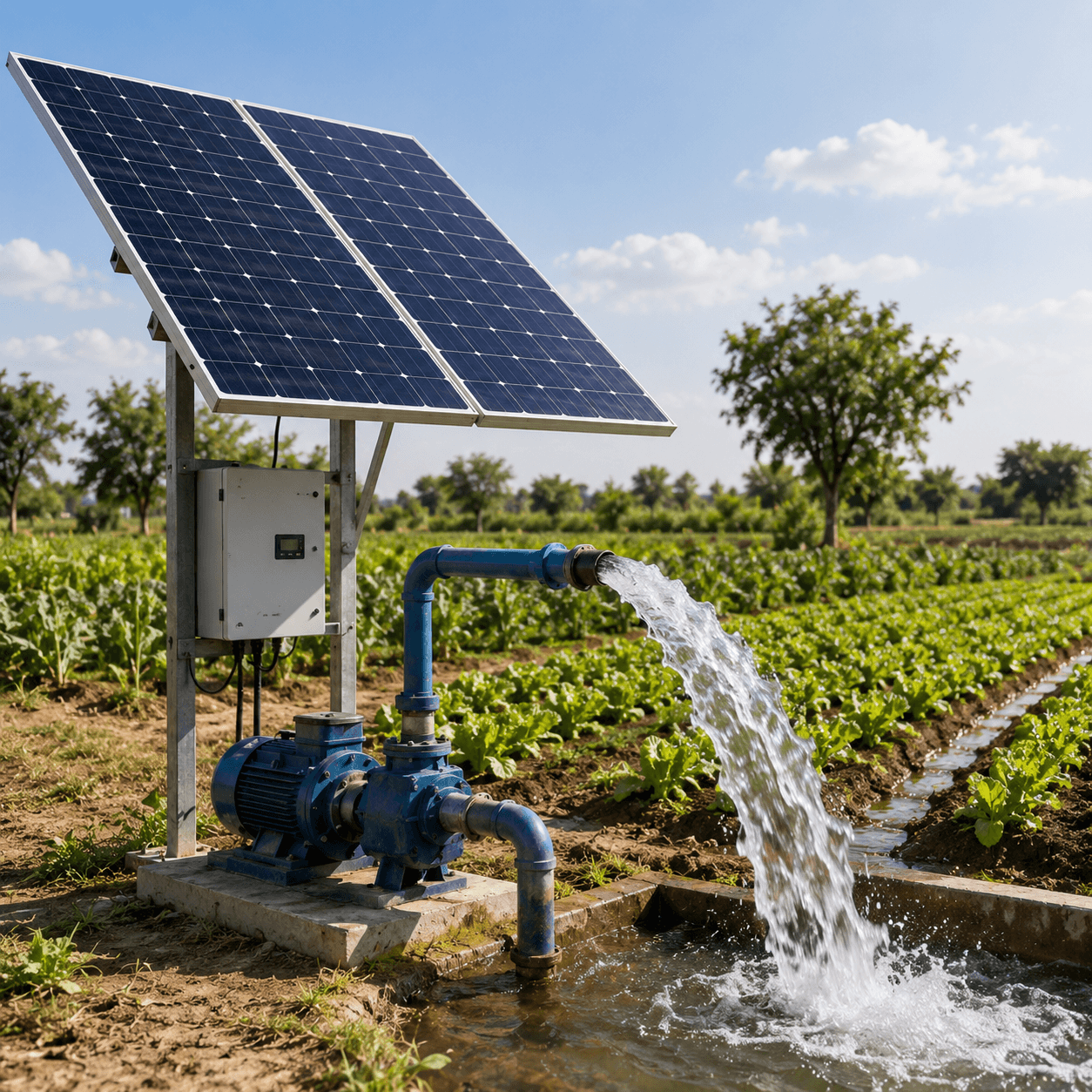 Solar water pump system